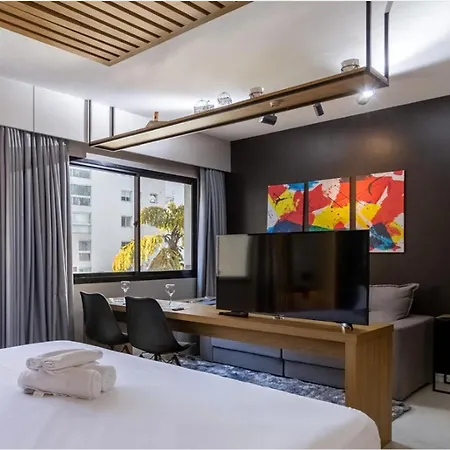 Flat hotel Slaviero Moema - estiloso e tranquilo São Paulo Exterior foto